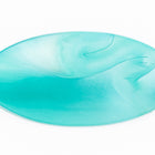 65mm Matte Sea Foam Pearl Oval Saddle Cabochon #UP563-General Bead