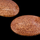18mmx 25mm Faux Goldstone Flat Oval Cabochon (2 Pcs) #UP581-General Bead