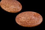 18mmx 25mm Faux Goldstone Flat Oval Cabochon (2 Pcs) #UP581-General Bead