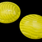 24mm Yellow Ripple Coin #UP588-General Bead
