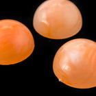 18mm Orange Marbled High Dome Cabochon (4 Pcs) #UP598-General Bead
