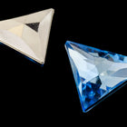 17mm Light Sapphire Point Back Triangle Cabochon #UP599-General Bead