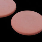34mm Matte Salmon Round Blank #UP513-General Bead