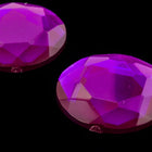 25mm Amethyst Faceted Cabochon #UP604-General Bead