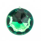 13mm Kelly Green Pointy Rhinestone (4 Pcs) #UP608-General Bead