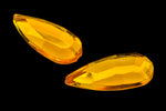 8mm x 18mm Topaz Faceted Teardrop (4 Pcs) #UP617-General Bead