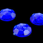 13mm Cobalt Faceted Pointy Rhinestone (4 Pcs) #UP620-General Bead