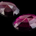 18mm x 25mm Faceted Amethyst Oval Cabochon (2 Pcs) #UP622-General Bead