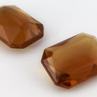 13mm x 18mm Transparent Topaz Octagon Doublet (2 Pcs) #UP625-General Bead