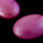 18mm x 25mm Matte Golden Fuchsia Oval Cabochon (2 Pcs) #UP630-General Bead