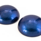 18mm Metallic Blue Cabochon (2 Pcs) #UP644-General Bead