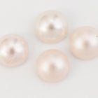 9mm Pale Pink Pearl Cabochon (4 Pcs) #UP648-General Bead
