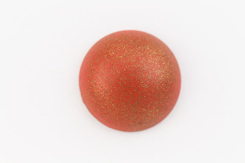 18mm Matte Golden Rust Cabochon (2 Pcs) #UP651-General Bead