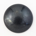 24mm Round Matte Gunmetal Cabochon #UP653-General Bead