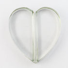 21mm Transparent Erinite Lucite Heart Bead (2 Pcs) #UP682-General Bead