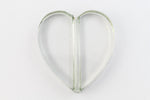 21mm Transparent Erinite Lucite Heart Bead (2 Pcs) #UP682-General Bead