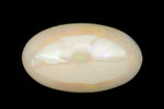 19mm x 33mm Cream AB High Dome Oval Cabochon #UP684-General Bead