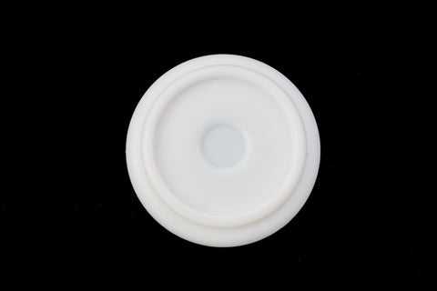 32mm White Lucite Cab Setting for 22mm (2 Pcs) #UP686-General Bead