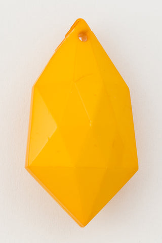 43mm x 20mm Opaque Squash Faceted Teardrop #UP688-General Bead