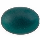8mm x 10mm Frosted Emerald Oval Cabochon (2 Pcs) #UP710-General Bead
