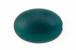 8mm x 10mm Frosted Emerald Oval Cabochon (2 Pcs) #UP710-General Bead
