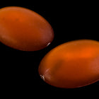 18mm x 25mm Frosted Topaz Oval Cabochon #UP729-General Bead