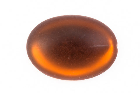 8mm x 10mm Frosted Topaz Oval Cabochon (2 Pcs) #UP730-General Bead