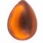 13mm x 18mm Frosted Topaz Teardrop Cabochon (2 Pcs) #UP731-General Bead