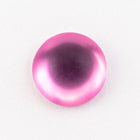 7mm Round Frosted Light Rose Cabochon (4 Pcs) #UP737-General Bead