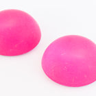 20mm Round Frosted Rose Cabochon #UP740-General Bead