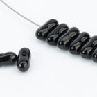 9mm Black Peanut Bead (10 Pcs) #UPG007