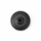 8mm Matte Black Squished Cone Bead (10 Pcs) #UPG015