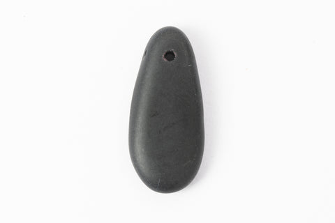 9mm x 19mm Matte Black Flat Teardrop (12 Pcs) #UPG030