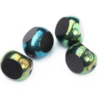 8mm Black AB Three Sided Bead (12 Pcs) #UPG059