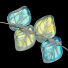 8mm x 12mm Crystal AB Leaf Bead (7 Pcs) #UPG092