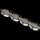 6mm x 8mm Crystal Flat Oval Bead (12 Pcs) #UPG093