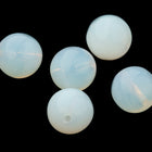 10mm Opal White Round Bead (25 Pcs) #UPG102
