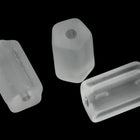 7.5mm x 12mm Matte Crystal Czech Glass Atlas Bead (7 Pcs) #UPG156