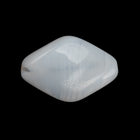 18mm Opal White Oval Twist Bead (6 Pcs) #UPG162