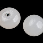 Vintage 14mm Opal White Cabochon (2 Pcs) #UPG168