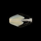 13mm Two Tone Beige/Crystal Diamond Bead (25 Pcs) #UPG173