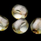 10mm Mottled Gray Luster Three Sided Bead (4 Pcs) #UPG180