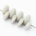 6mm x 8mm Light Gray Wedge Bead (10 Pcs) #UPG182