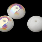 11.5mm White AB Rondelle (6 Pcs) #UPG193