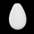 12mm x 18mm Opal White Flat Teardrop (4 Pcs) #UPG195