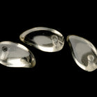 5mm x 9mm Transparent Gray Petal Bead (10 Pcs) #UPG197