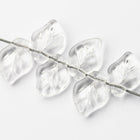 8mm x 12mm Crystal Leaf Bead (7 Pcs) #UPG202