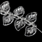 8mm x 12mm Crystal Leaf Bead (7 Pcs) #UPG202