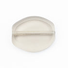17mm Smoky Gray Table Cut Oval Bead (2 Pcs) #UPG209