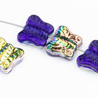 11mm Cobalt/Vitrail Medium Butterfly Bead (4 Pcs) #UPG234